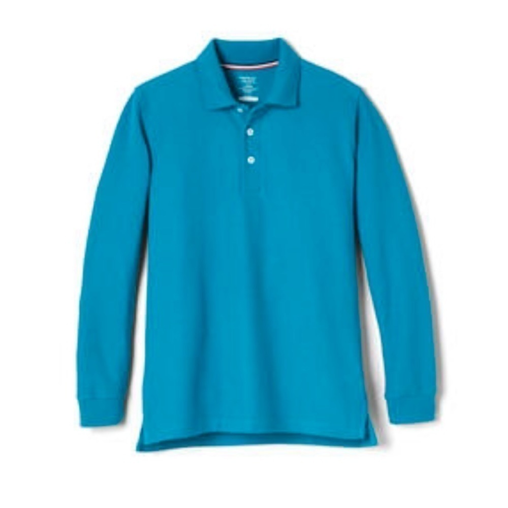 ❤️ 🆕 FRENCH TOAST Long Sleeve Pique Polo NWT $20